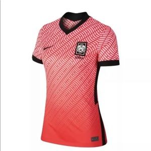 Nike Dri-Fit SOUTH KOREA Womens Soccer Pink Jersey Size Small CU6223-653 NWT